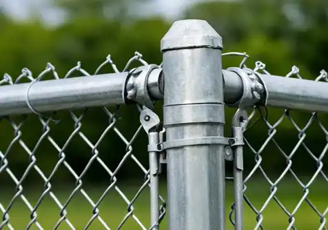Commercial Fence installation in the Roanoke Valley