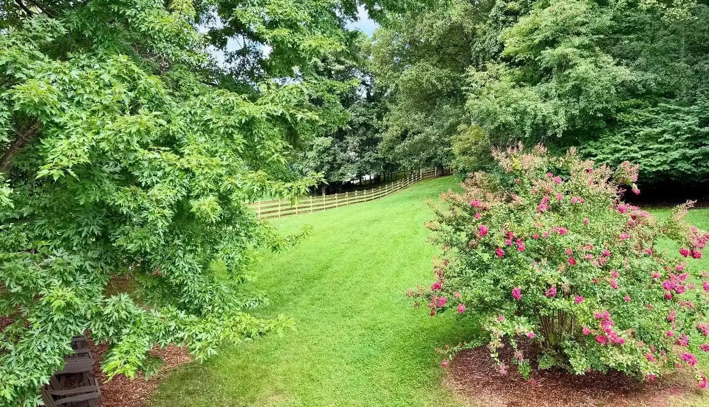 Install wood board fence