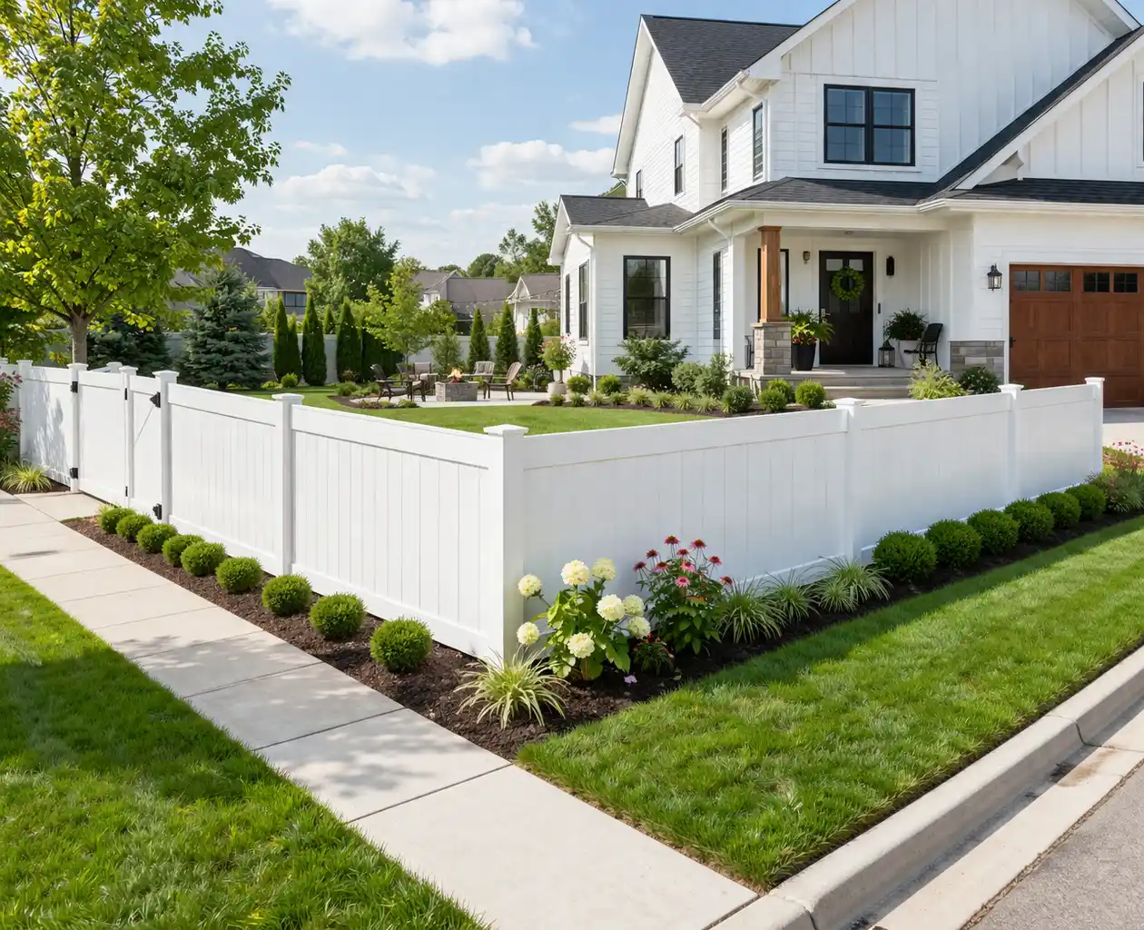 Custom Vinyl Fence Installation in Smith Mountain Lake