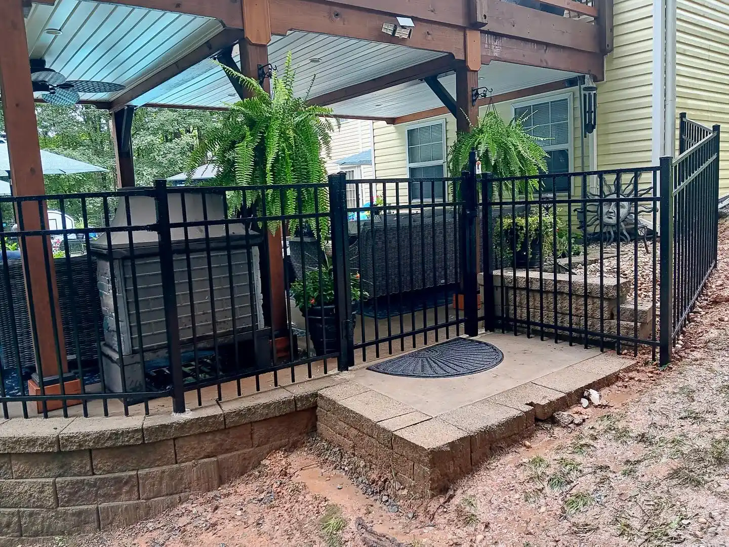 Black Aluminum Pool Fence in Rocky Mount, VA